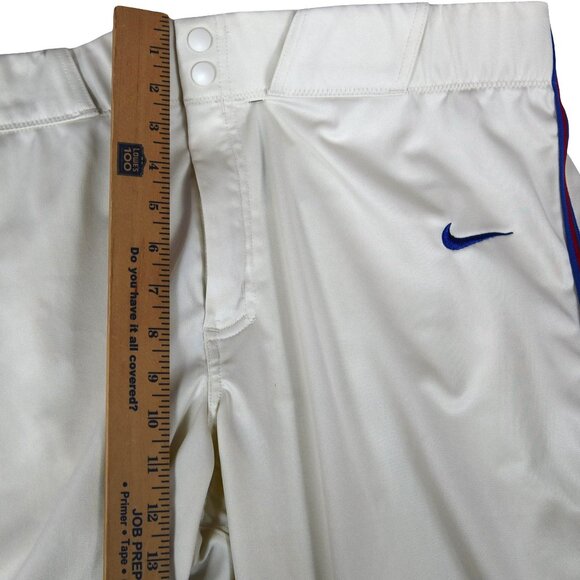 Nike Team Baseball Pants XL White Blue Pinstripe LA Pro Style - Picture 7 of 13